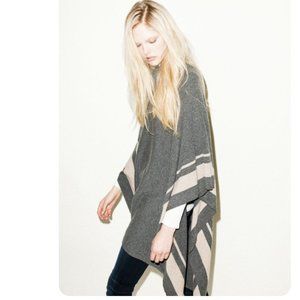 T. BABATON Aritzia MERINO WOOL CASHMERE Blend Poncho!